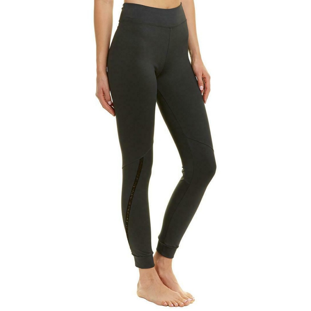 Sam Edelman Black Crochet Twist Leggings Size XS